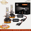 PRIVON 150W White LED Headlight Bulb For Car |6000K White Light| 02 Years Replacement guarantee