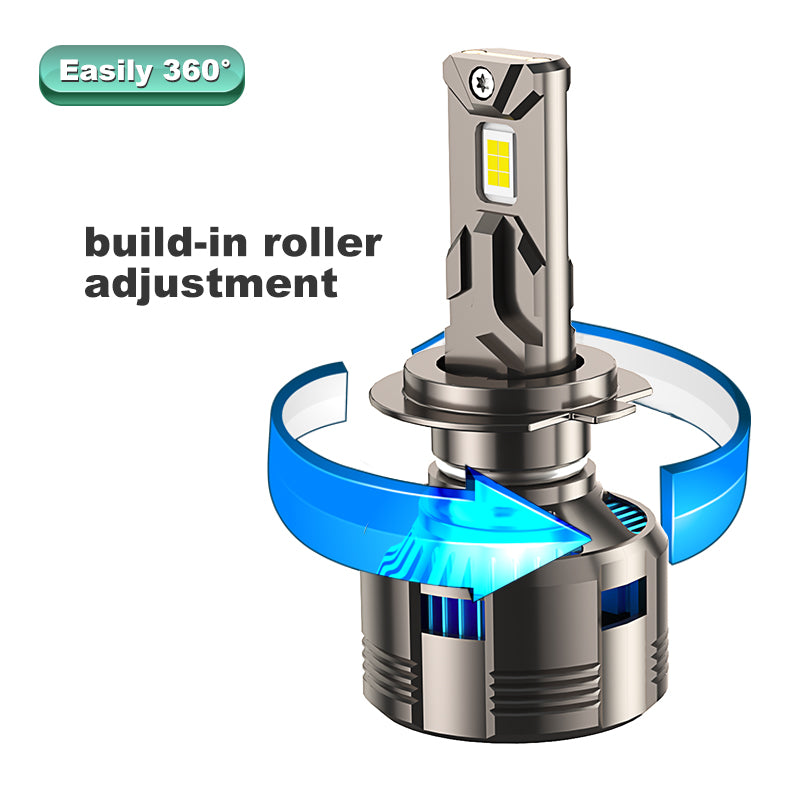 210W white LED Headlight bulb for car | 21000LM | 6500k | 02 years replacement guarantee