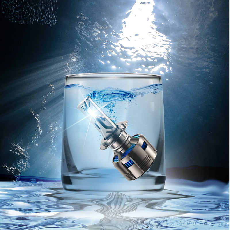 210W white LED Headlight bulb for car | 21000LM | 6500k | 02 years replacement guarantee